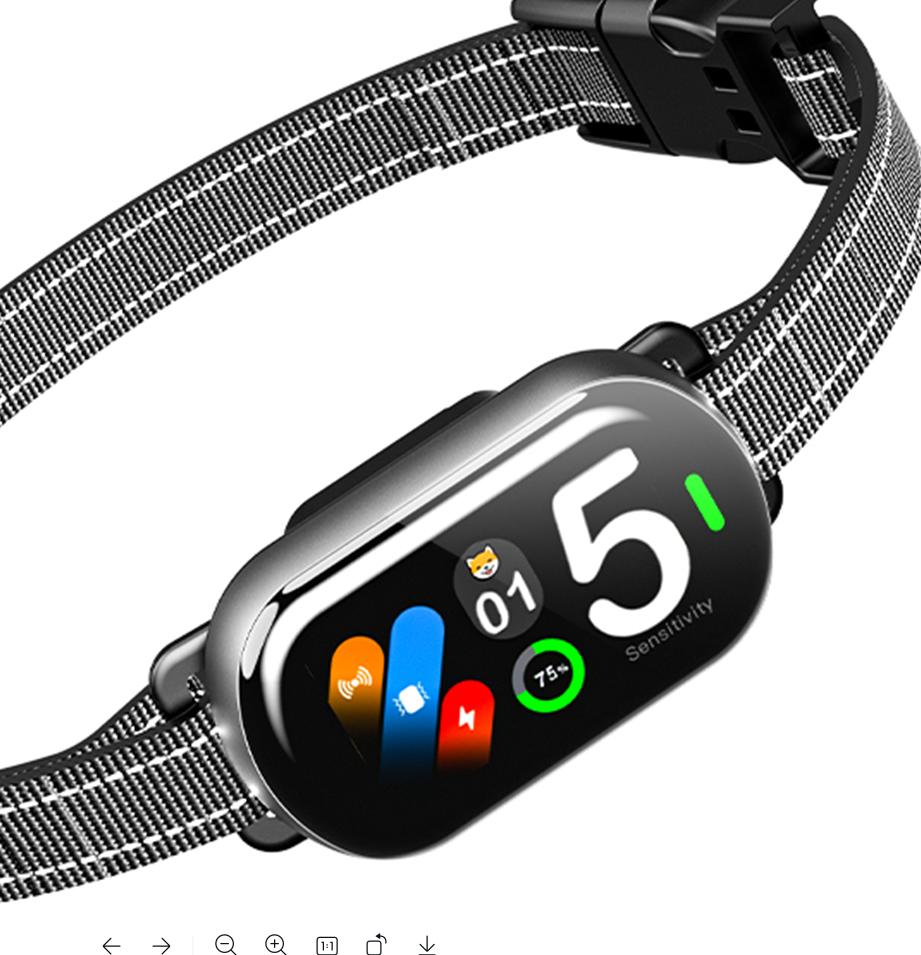 Smart bark collar OEM supplier \ BR02 TFT color display device